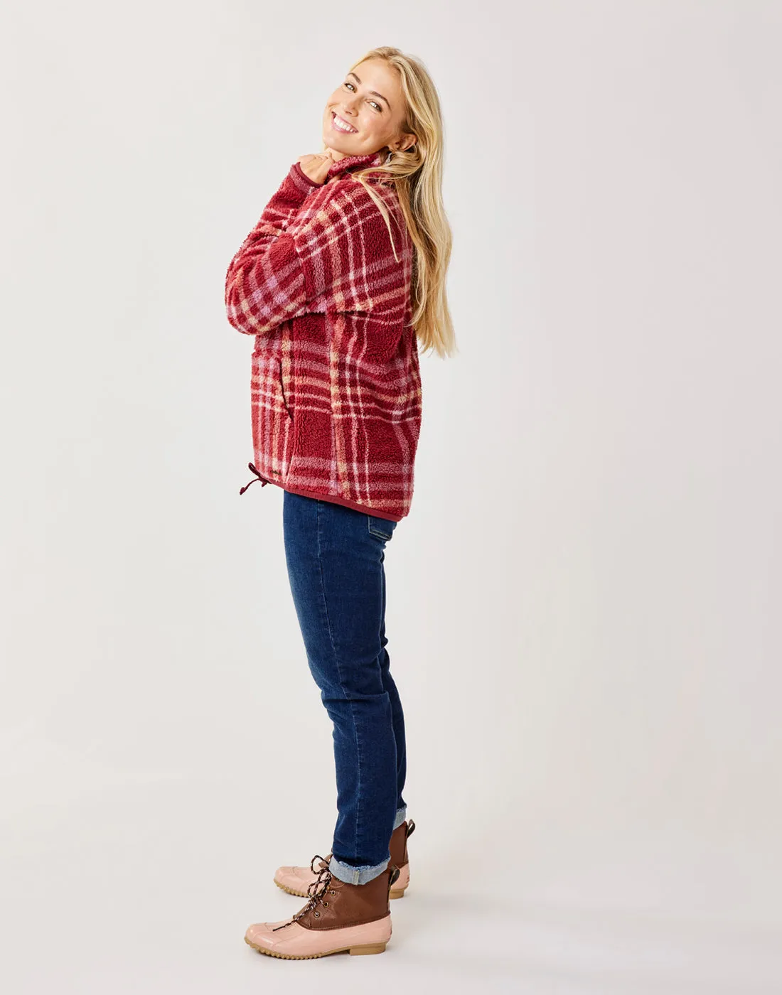 Roley Cowl: Brick Plaid sold by Carve Designs product image thumbnail 2