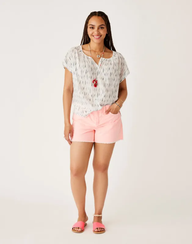 Oahu 4" Short: Electric Coral sold by Carve Designs