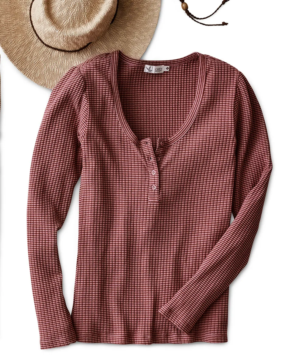 Emma Top: Orchid Stripe sold by Carve Designs product image thumbnail 4