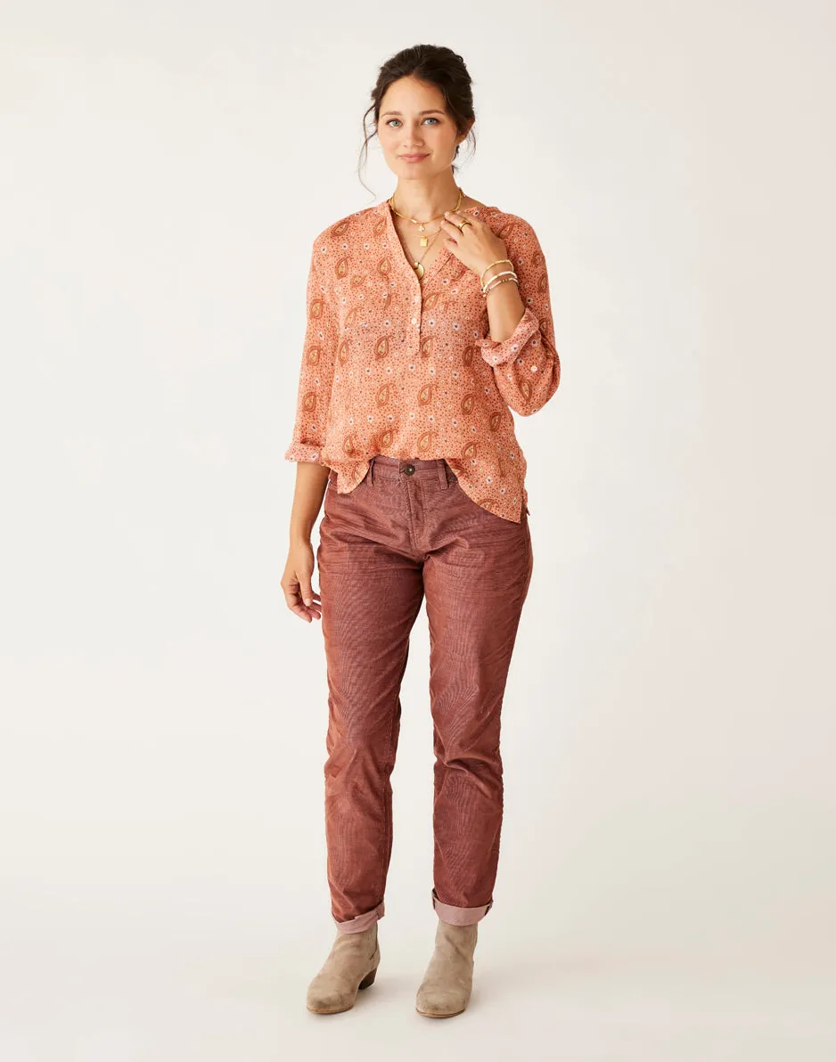 Carson Cord Hi Rise: Chocolate sold by Carve Designs product image thumbnail 5