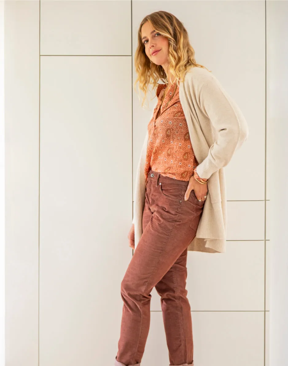 Carson Cord Hi Rise: Chocolate sold by Carve Designs product image thumbnail 4