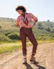 Carson Cord Hi Rise: Chocolate sold by Carve Designs