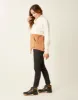 Rowayton Colorblock Cowl: Birch/Saddle - FINAL SALE sold by Carve Designs