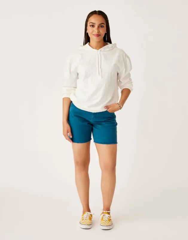 Oahu 6" Twill Short: Azul sold by Carve Designs