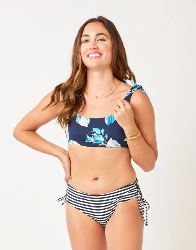 Mustique Reversible Bottom: Stargazer/Navy Stripe - FINAL SALE sold by Carve Designs