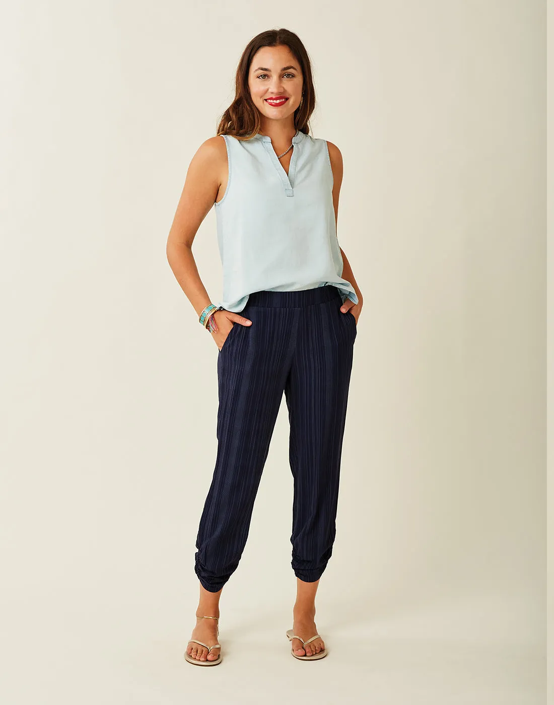 Dylan Tencel Tank: Light Chambray sold by Carve Designs product image thumbnail 3