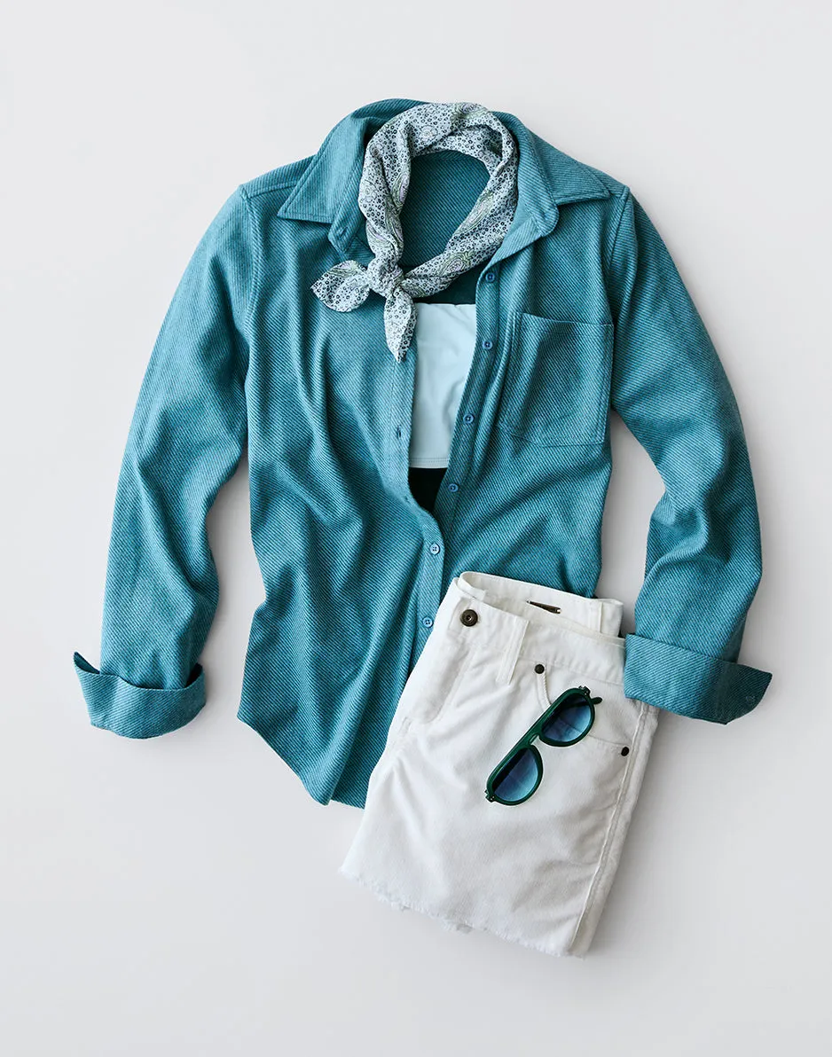 Fairbanks Supersoft Shirt: Storm Heather sold by Carve Designs product image thumbnail 3