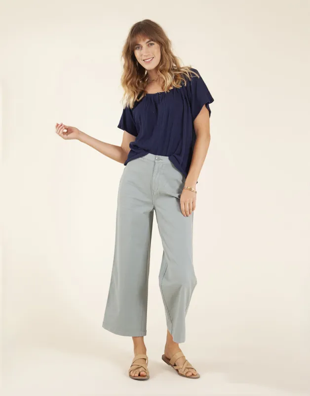 Sol Top: Navy - FINAL SALE sold by Carve Designs