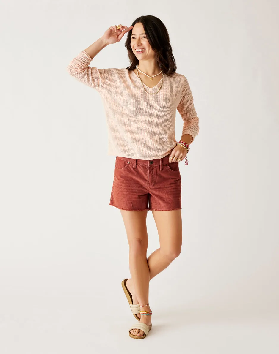 Zella Mesh Pullover: Peach sold by Carve Designs product image thumbnail 3