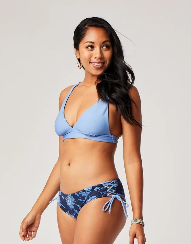 Mustique Reversible Bottom : Navy Haku/Iris - FINAL SALE sold by Carve Designs