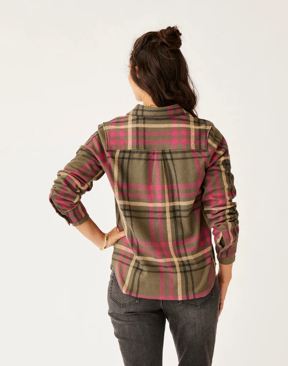 Fairbanks Supersoft Shirt: Fir Multiplaid sold by Carve Designs product image thumbnail 3