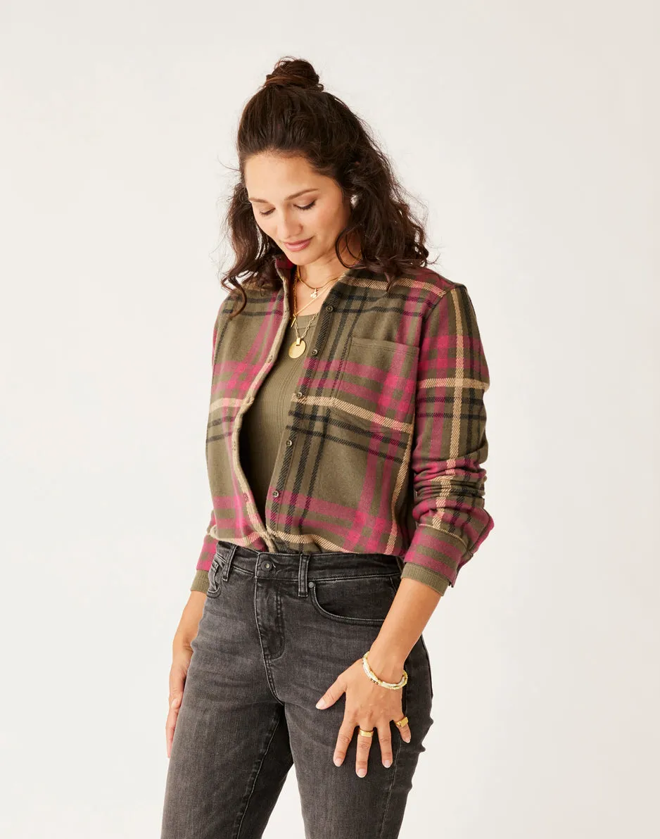 Fairbanks Supersoft Shirt: Fir Multiplaid sold by Carve Designs product image thumbnail 4