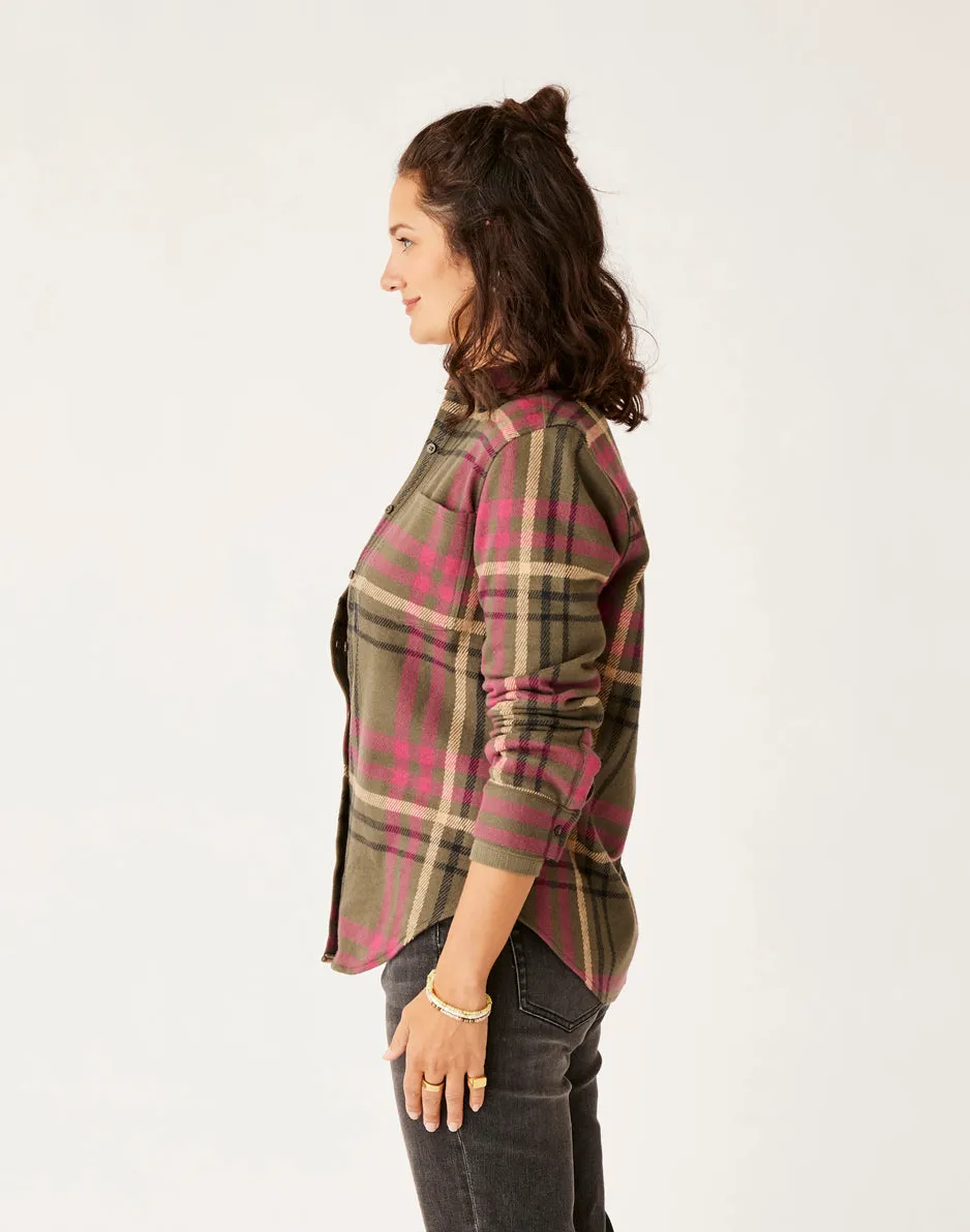 Fairbanks Supersoft Shirt: Fir Multiplaid sold by Carve Designs product image thumbnail 2