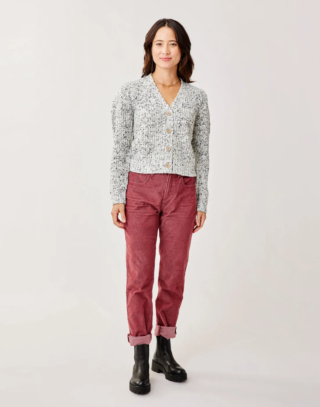 Carson Cord Hi Rise: Brick sold by Carve Designs product image thumbnail 5