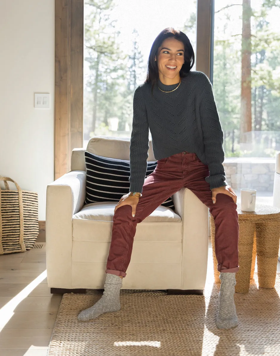 Carson Cord Hi Rise: Brick sold by Carve Designs