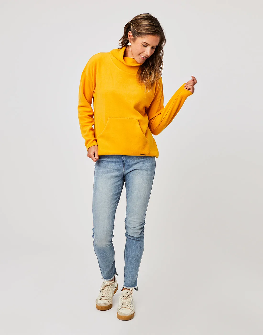 Rowayton Cowl Neck : Sunflower sold by Carve Designs product image thumbnail 2