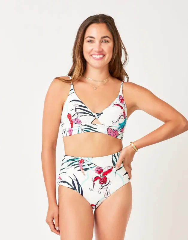 Erin Reversible Bottom: Botanical/Cloud Polka Dot - FINAL SALE sold by Carve Designs