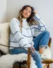 Olivia Plush Sweater: Cloud Birdseye sold by Carve Designs
