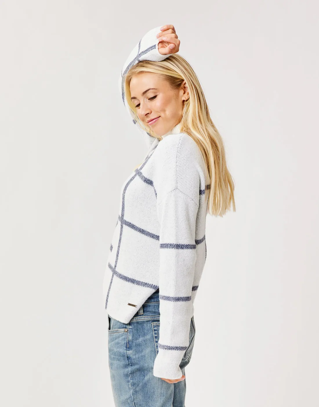 Olivia Plush Sweater: Cloud Birdseye sold by Carve Designs product image thumbnail 2