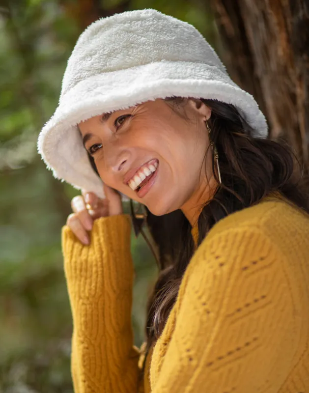 Sherpa Bucket Hat: Birch sold by Carve Designs