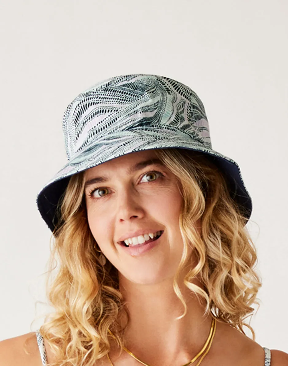 Reversible Bucket Hat: Navy/Olas sold by Carve Designs product image thumbnail 2