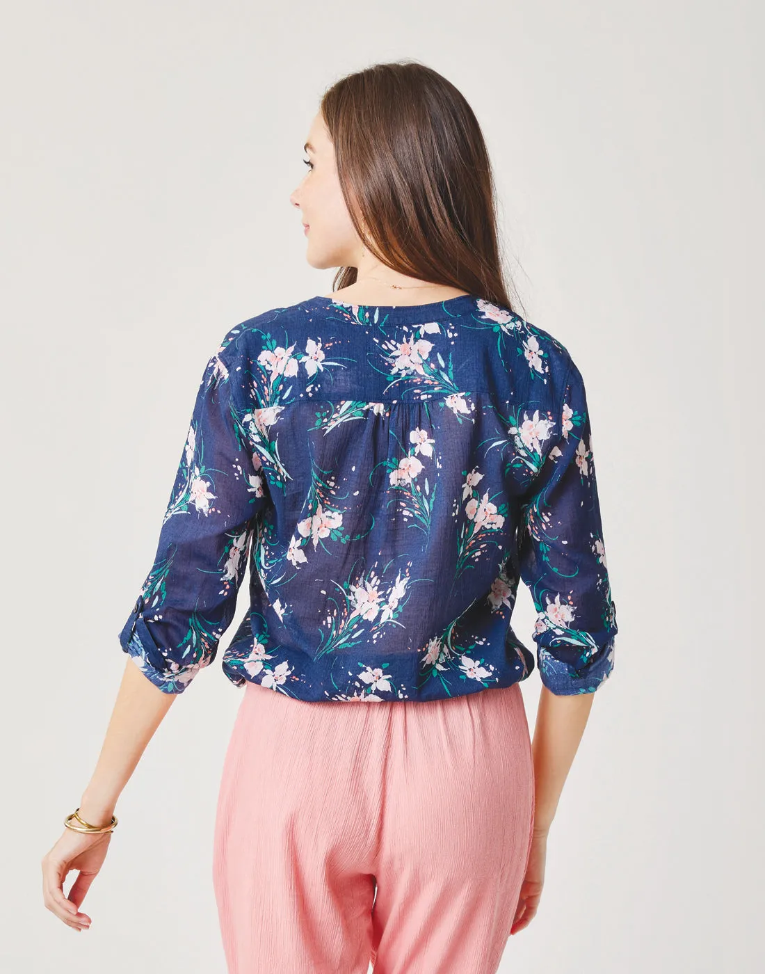 Dylan Gauze Shirt: Bouquet sold by Carve Designs product image thumbnail 3