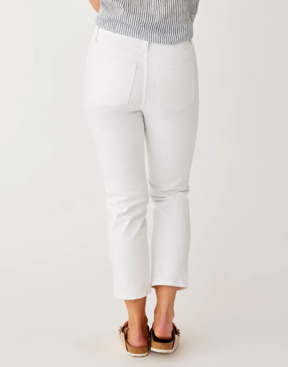 Brady Straight Leg: White sold by Carve Designs product image thumbnail 5