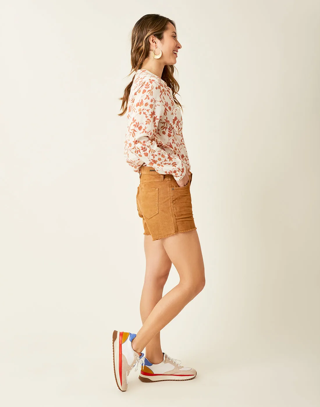 Oahu 4" Short: Saddle sold by Carve Designs product image thumbnail 2