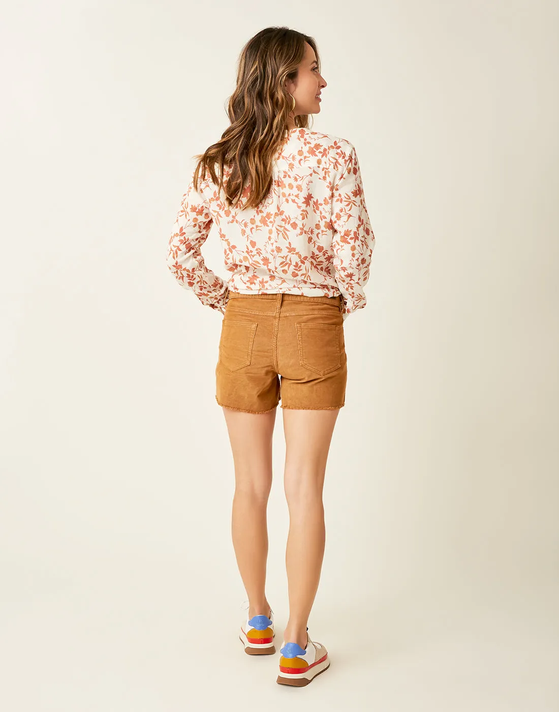 Oahu 4" Short: Saddle sold by Carve Designs product image thumbnail 3