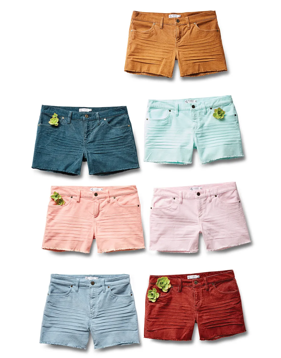 Oahu 4" Short: Saddle sold by Carve Designs product image thumbnail 4