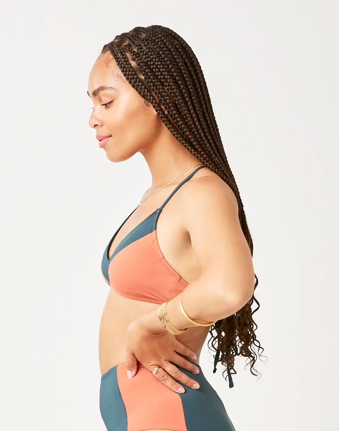 Tamarindo Colorblock Top: Eden w. Clay - FINAL SALE sold by Carve Designs product image thumbnail 2