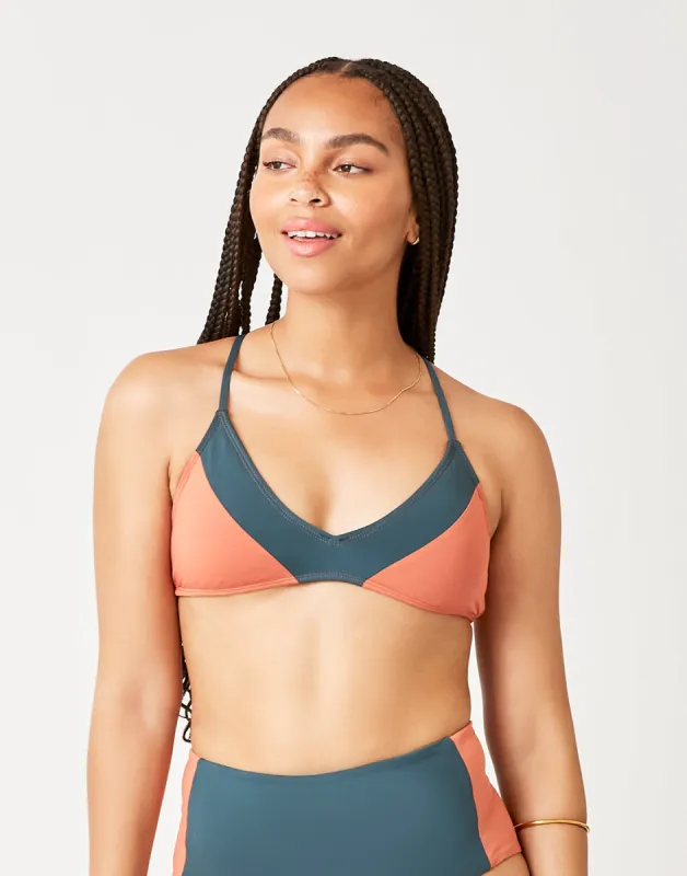Tamarindo Colorblock Top: Eden w. Clay - FINAL SALE sold by Carve Designs