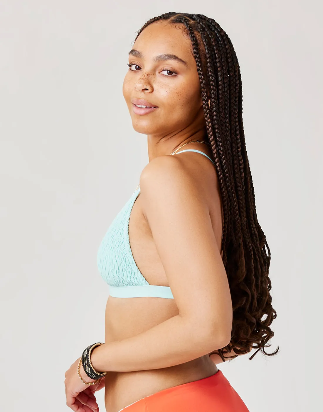 Gigi Smocked Top: Sea Glass sold by Carve Designs product image thumbnail 2