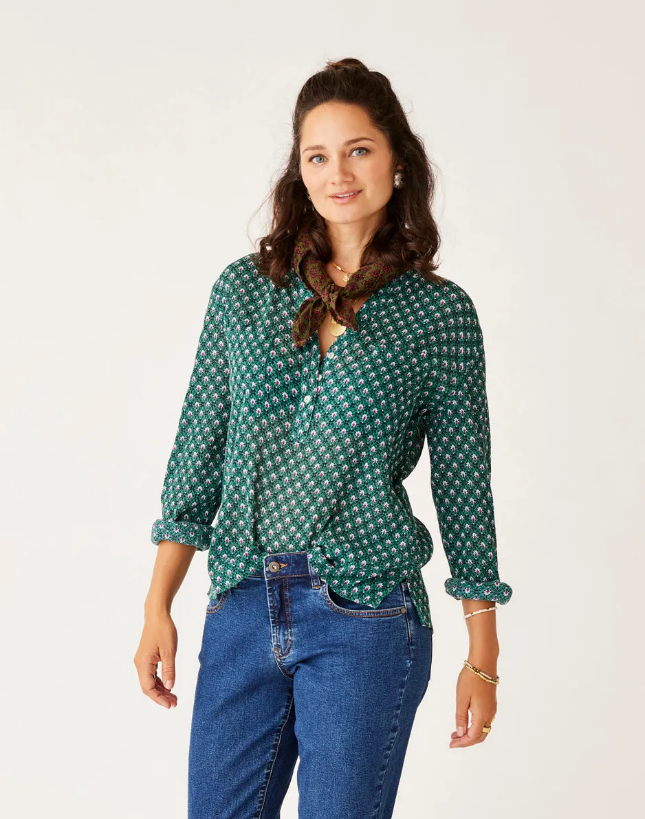 Dylan Gauze Shirt: Sanganeri sold by Carve Designs