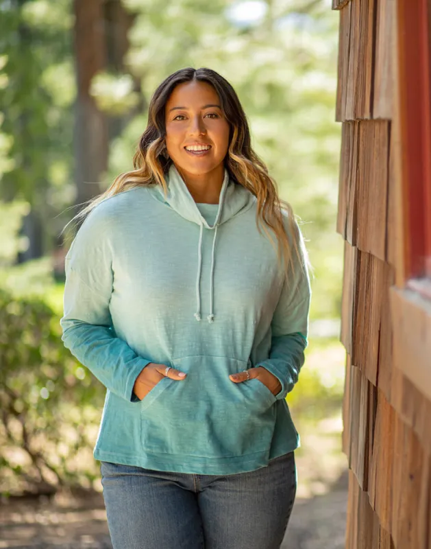 Bodie Funnel Neck: Wave Ombre sold by Carve Designs