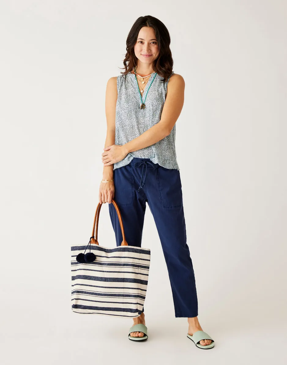 Treasure Tote: Navy Beach Stripe sold by Carve Designs product image thumbnail 3