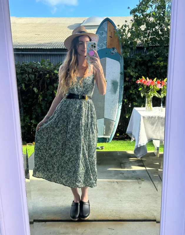 Jacey Textured Dress: Ditsy sold by Carve Designs