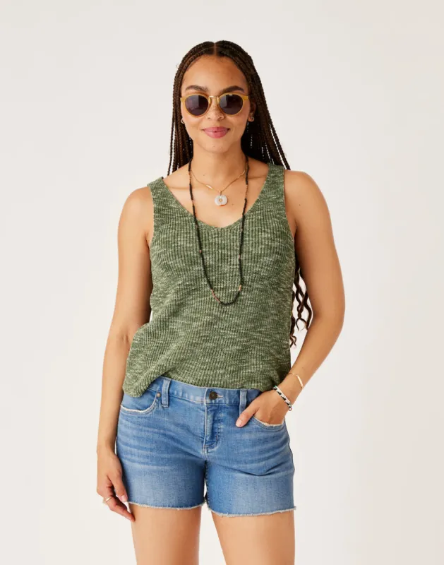 Micah Tank: Cilantro Multi sold by Carve Designs