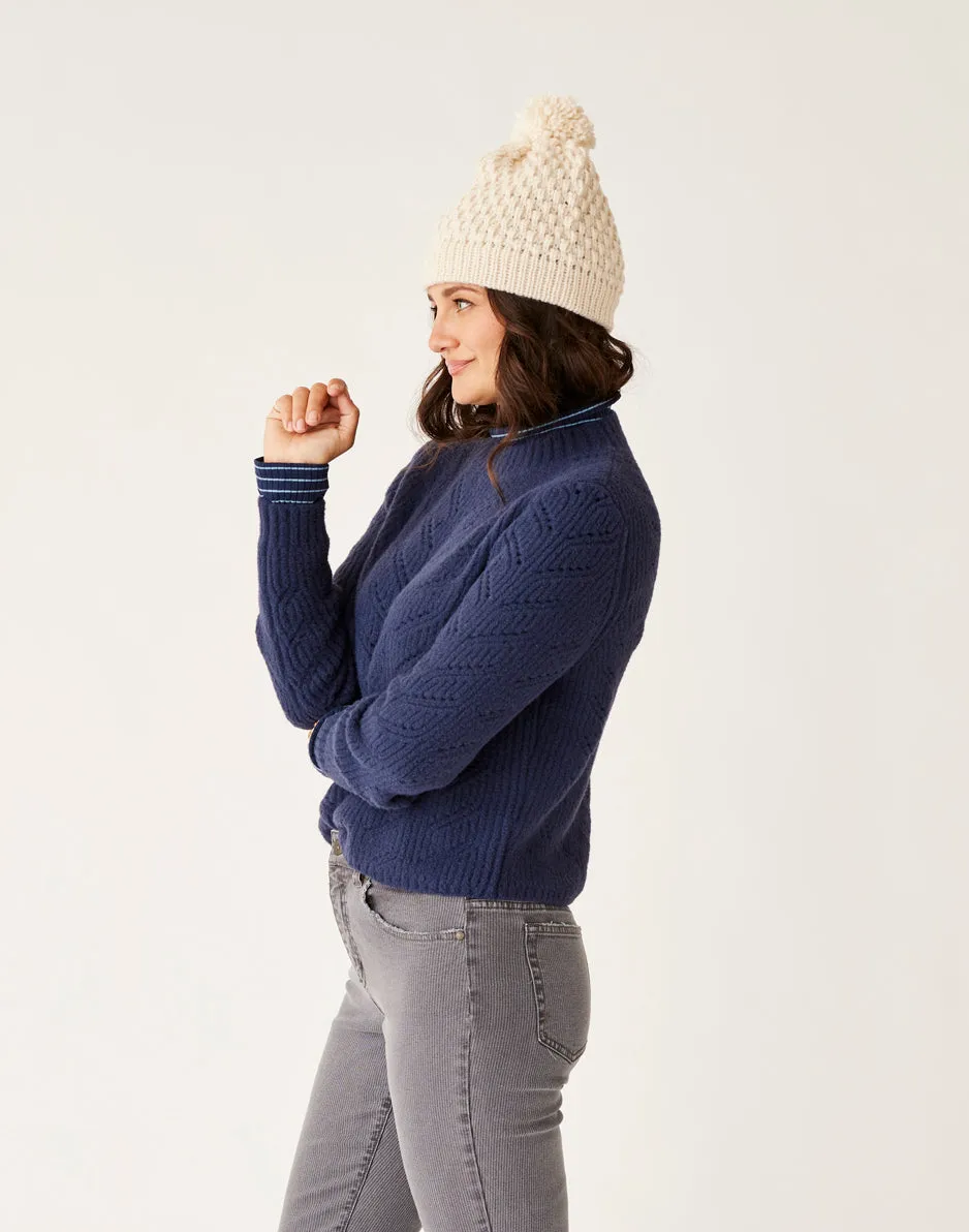 Monroe Sweater: Navy sold by Carve Designs product image thumbnail 3