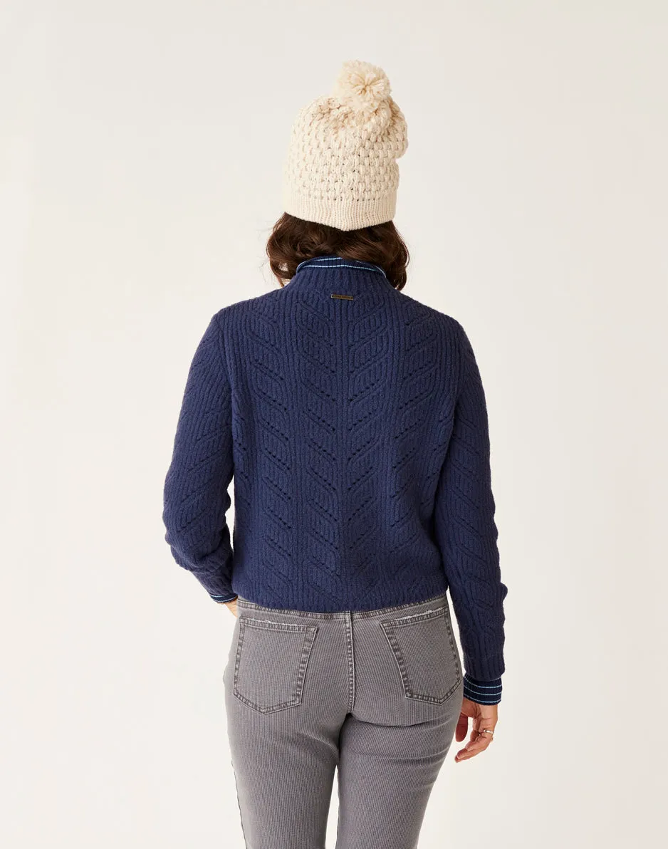 Monroe Sweater: Navy sold by Carve Designs product image thumbnail 4