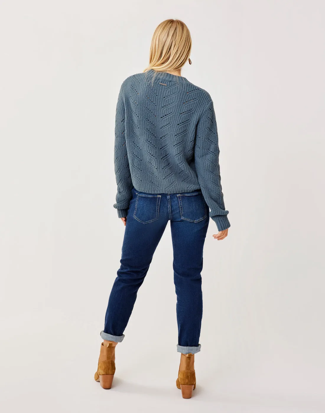 Monroe Sweater: Slate sold by Carve Designs product image thumbnail 4