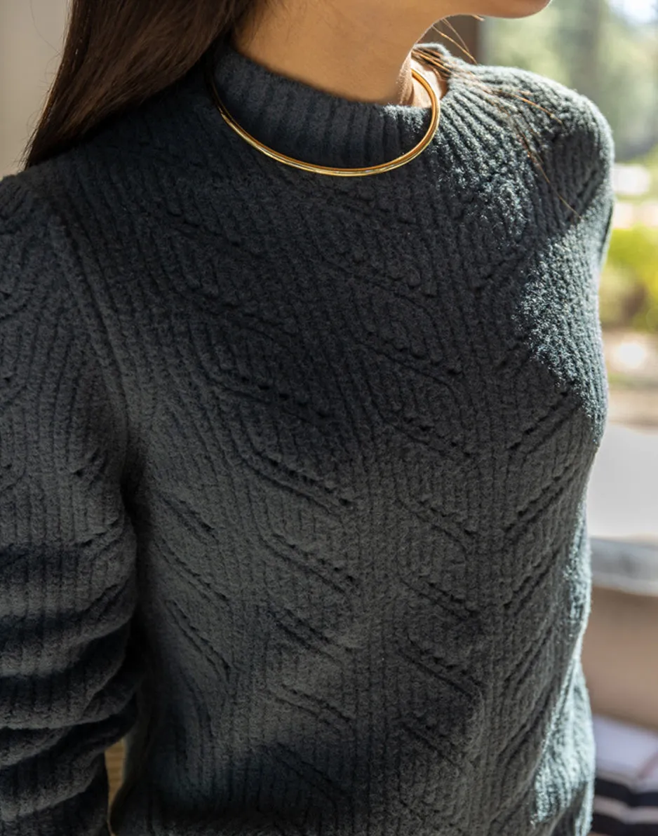 Monroe Sweater: Slate sold by Carve Designs product image thumbnail 2