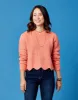 Groton Sweater: Terracotta Heather - FINAL SALE sold by Carve Designs