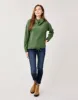 Rowayton Cowl Neck: Cilantro sold by Carve Designs