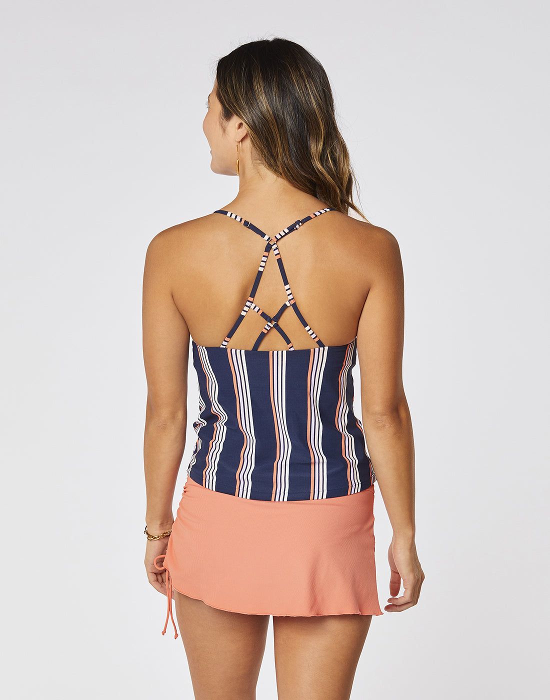 Hoku Swim Skirt: Coral Ribbed - FINAL SALE sold by Carve Designs product image thumbnail 2