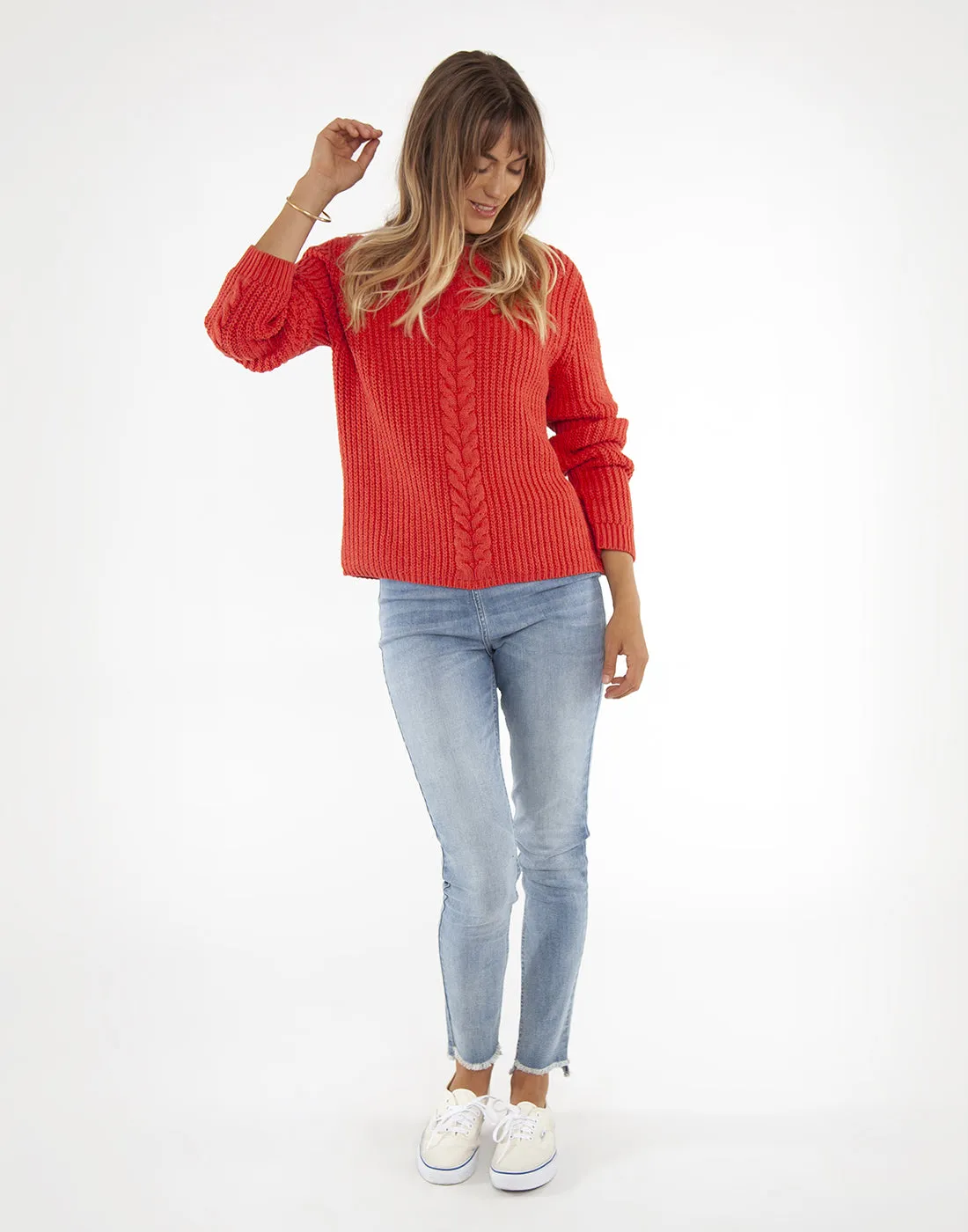 Walsh Sweater: Marled Rosella - FINAL SALE sold by Carve Designs product image thumbnail 2