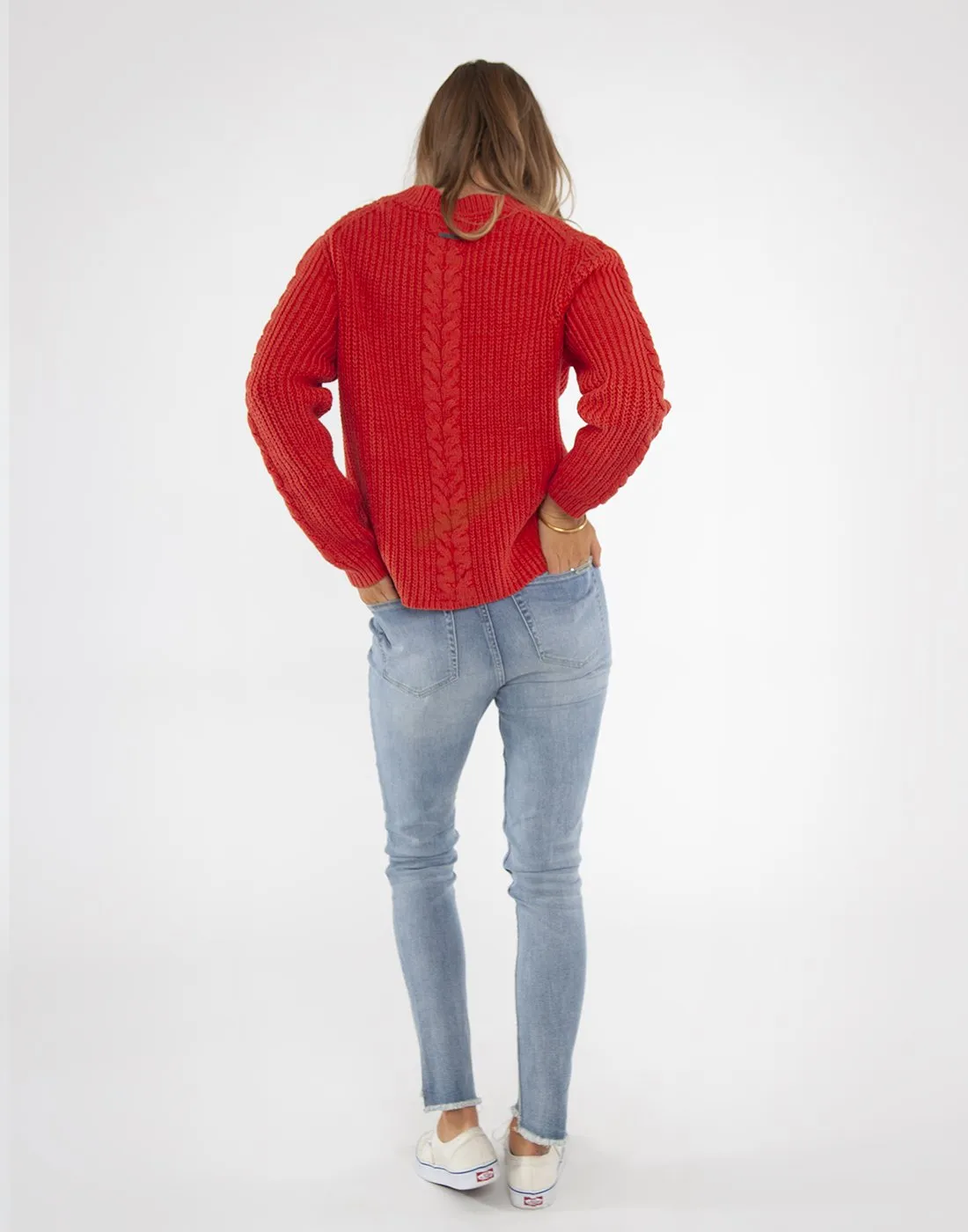 Walsh Sweater: Marled Rosella - FINAL SALE sold by Carve Designs product image thumbnail 4