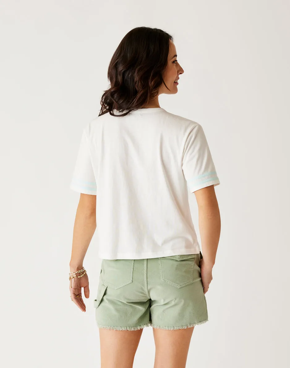 Ainslee Boxy Tee: Cloud sold by Carve Designs product image thumbnail 5