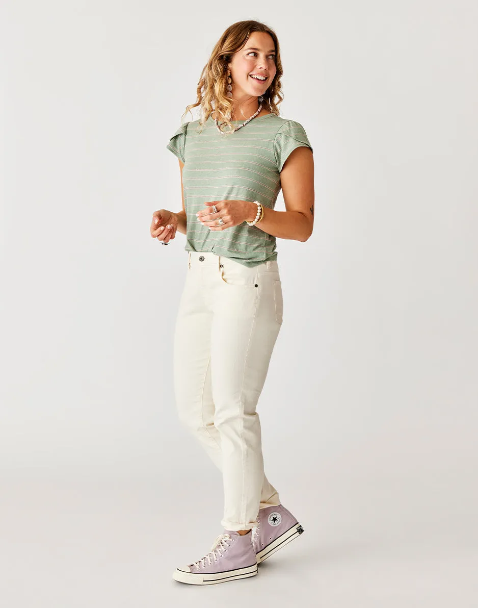 Carson Jean: Ecru sold by Carve Designs product image thumbnail 4