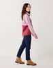 Rowayton Colorblock Cowl: Orchid w. Brick sold by Carve Designs